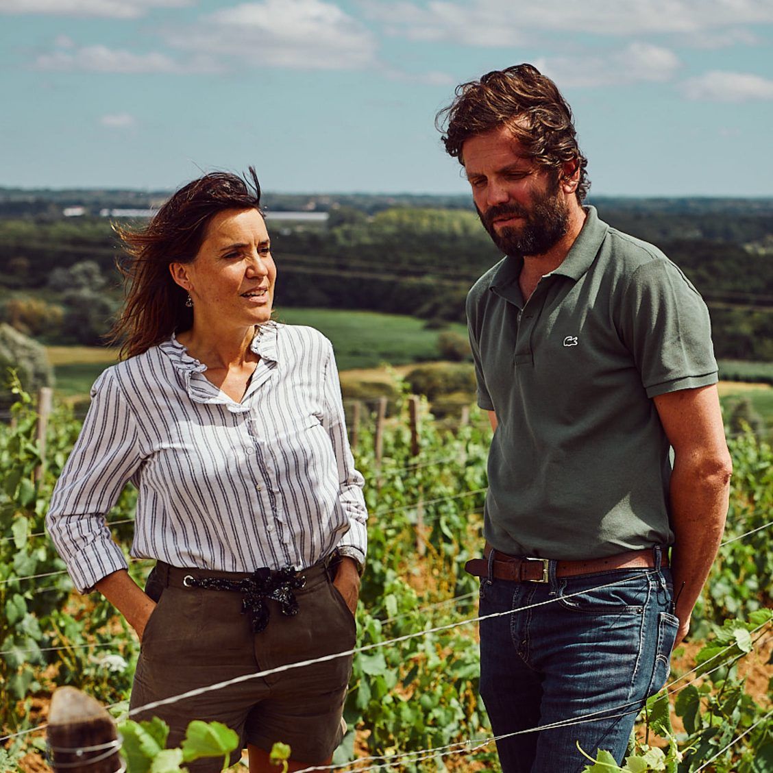 Pierre-Marie Luneau & Marie Chartier of Muscadet Domaine Luneau-Papin
