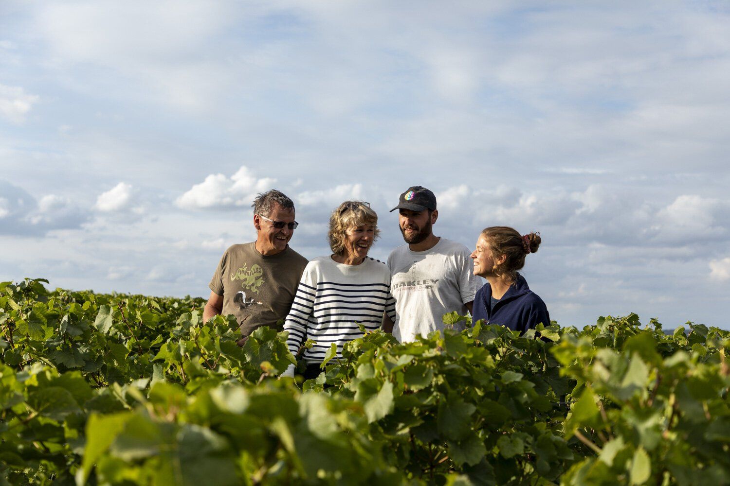 The Lelarge-Pugeot family in the vineyards