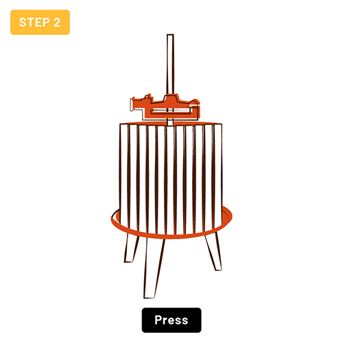 Step 2 - Wine Press
