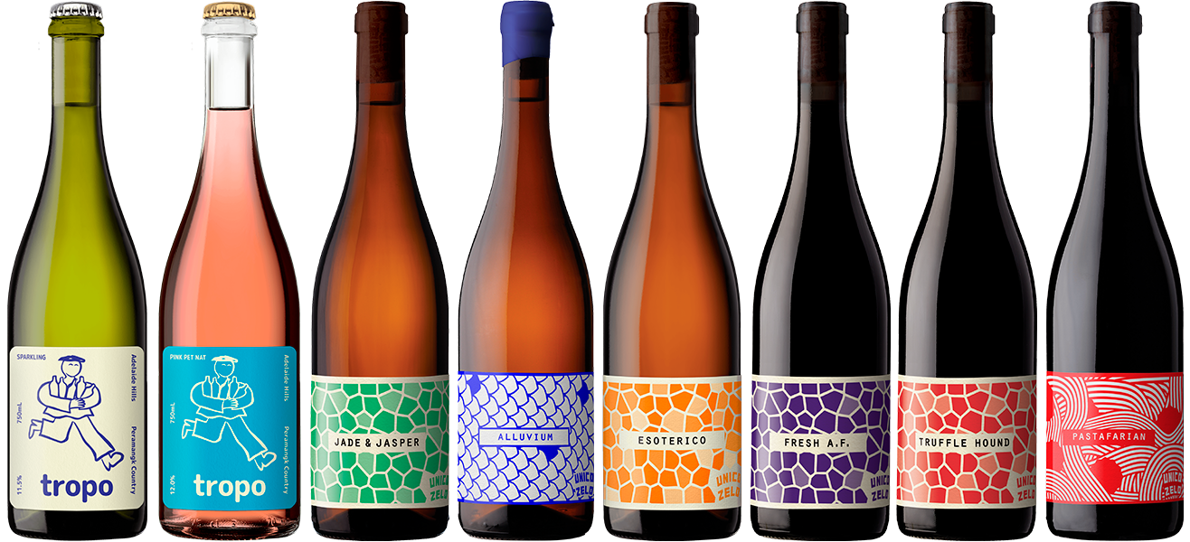 Unico Zelo Line-up of Wines