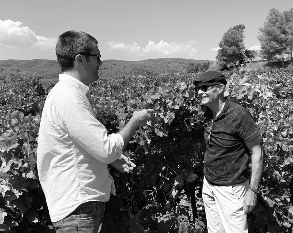 Enguera family in the vineyards